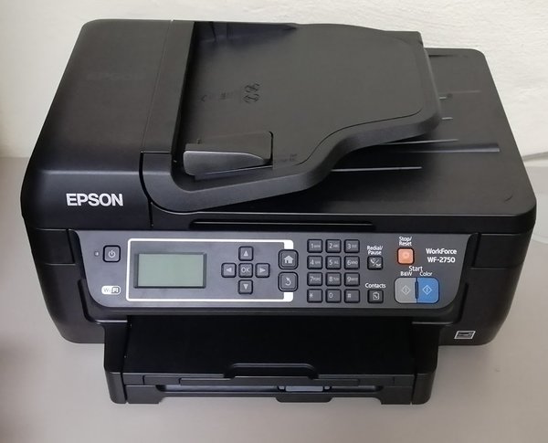 Epson WorkForce WF-2750DWF Tintenstrahldrucker Gebrauchtgerät
