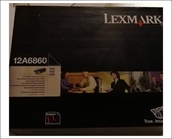 Original Lexmark 12A6860 Tonerkartusche  schwarz für Optra T620 T620N