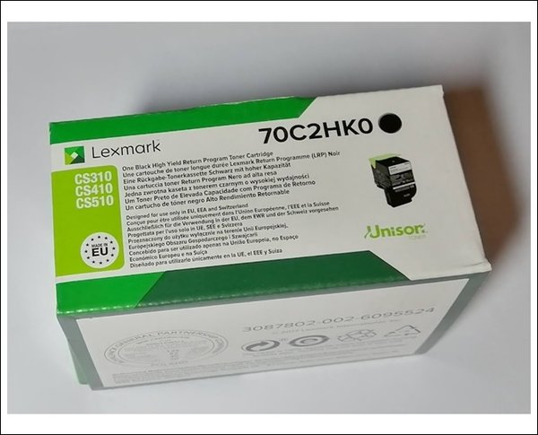 Original Lexmark 70C2HK0 - Toner schwarz für CS 310  410 in OVP